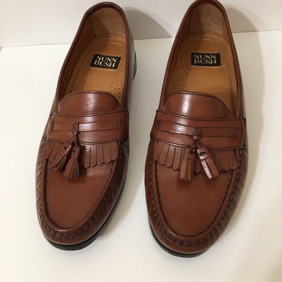 Nunn Bush Other - Nunn Bush 9.5 Brown Penney Loafers Leather Tassels